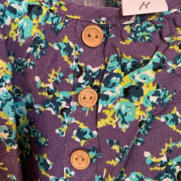 Kirra Tops - Purple floral tank top size M